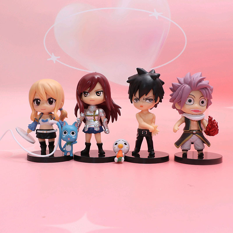 New 4pcs/set Anime Fairy Tail  - đánh giá và giá Action Figure Stand