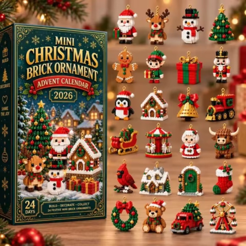 24-Day Christmas Brick Ornamen - đánh giá và giá Building Block Mini