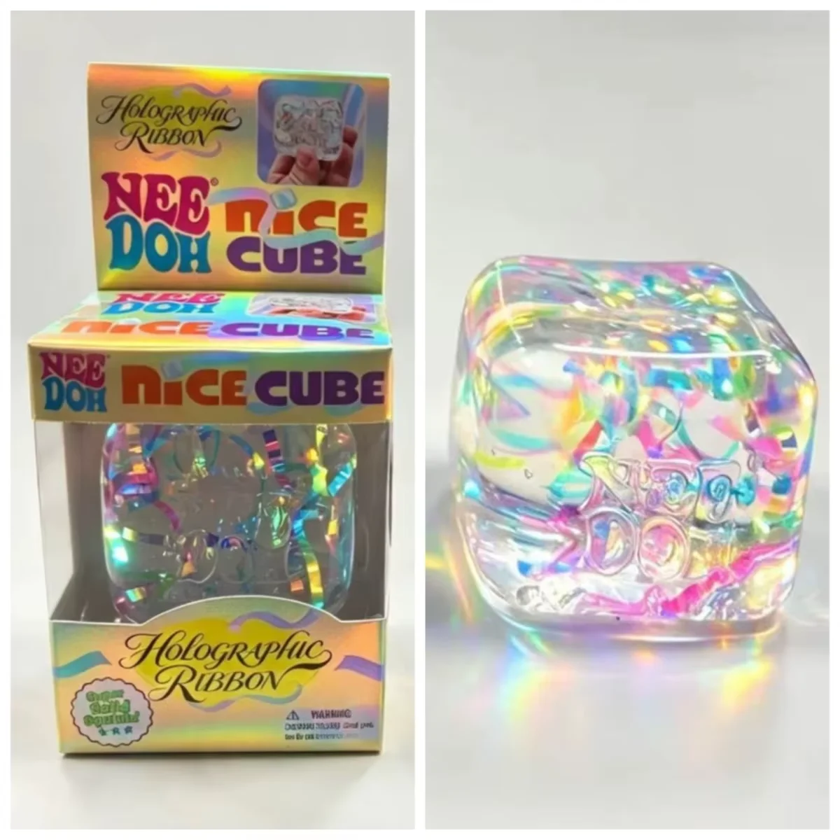 NeeDoh Nice Cube Square Sensor - đánh giá và giá Fidget Cube Original