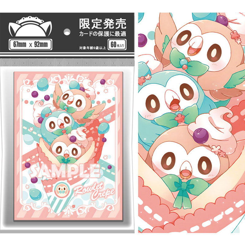 60pcs/set Cartoon Rowlet Flash - đánh giá và giá Card Penny Sleeve