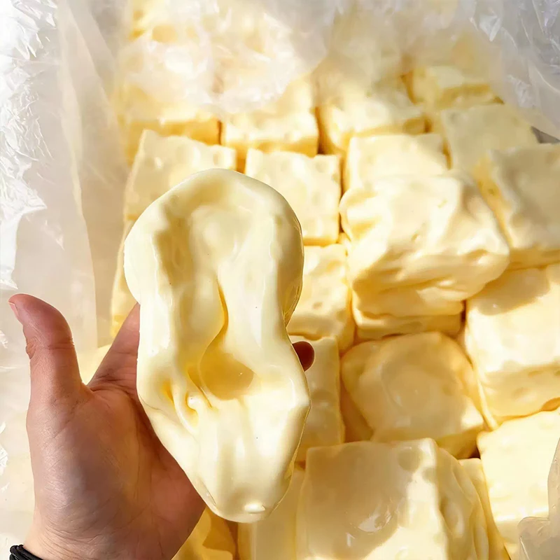  Squishy Cheese Cube Stress B - đánh giá và giá Fidget Cube Original