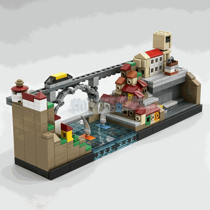 521PCS Porto City Skyline Buil - đánh giá và giá Lego Set Creator
