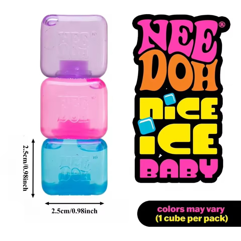 Nee Doh@ 2.5 CM/1 IN. Nice Ice - đánh giá và giá Fidget Cube Original