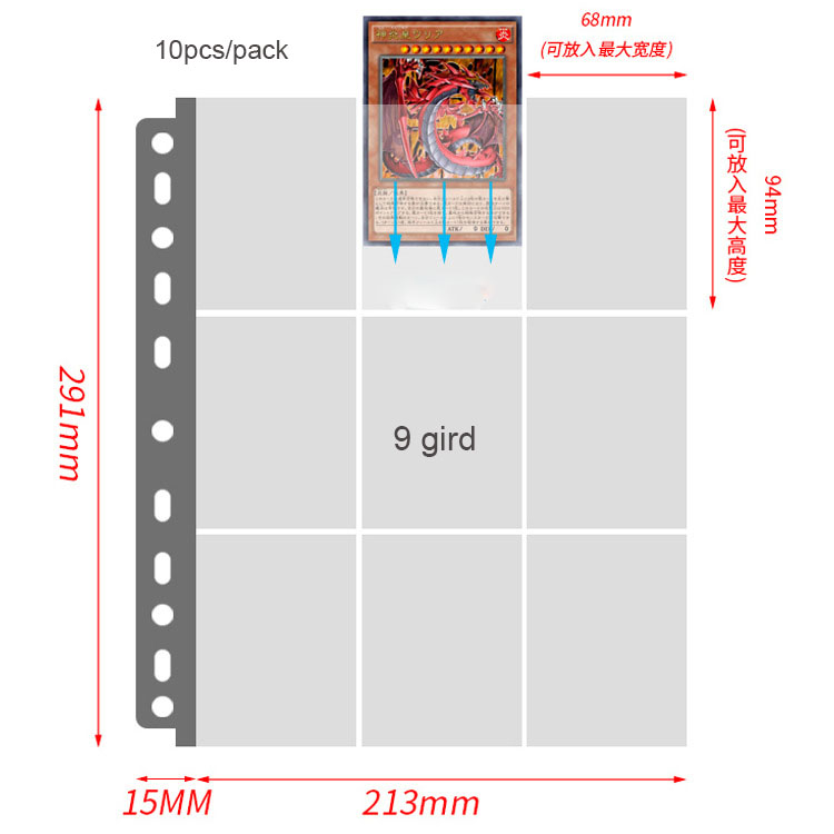 SKYSONIC 10 Cái/bộ A4 Binde PP - đánh giá và giá Card Penny Sleeve