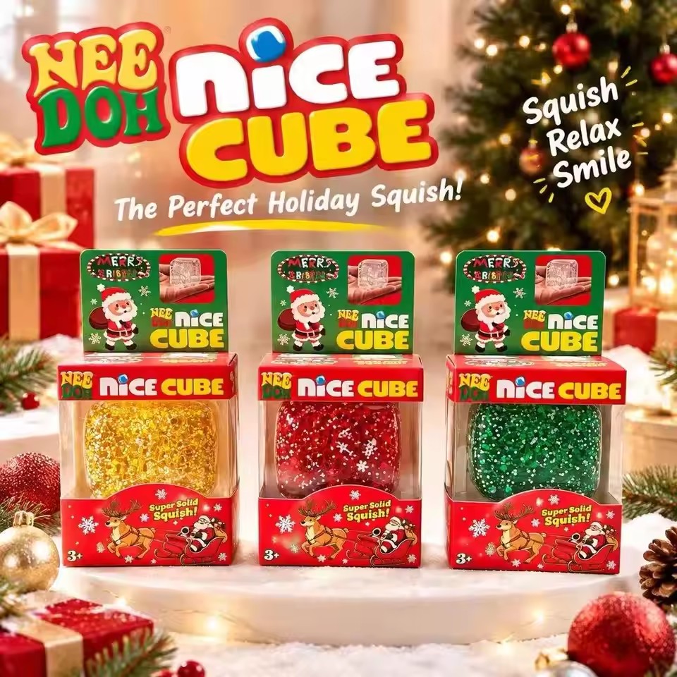 Nee Doh Holographic Ribbon Nic - đánh giá và giá Fidget Cube Original