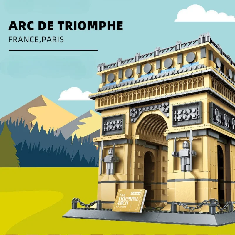 Triumphal Arch Of France Build - đánh giá và giá Lego Set Creator
