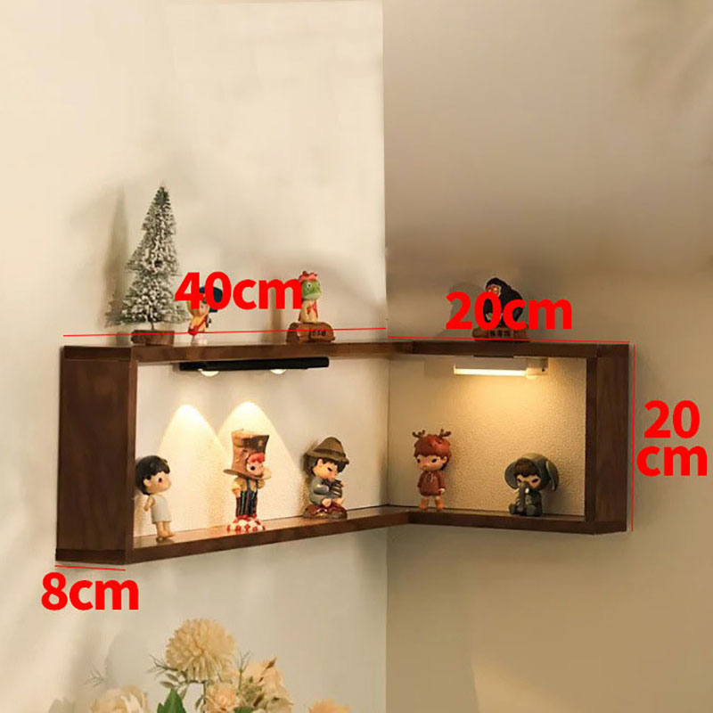90° Corner Wall Mounted Displa - đánh giá và giá Pop Display Shelf