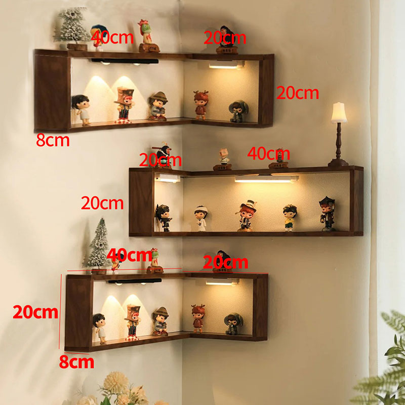 90° Corner Wall Mounted Displa - đánh giá và giá Pop Display Shelf